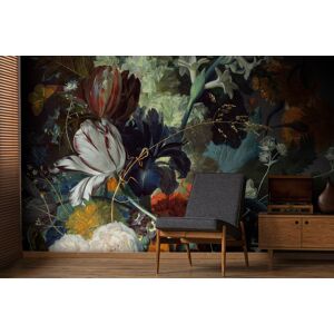 ART fresque panoramique fleurs alienor multicolore 300x280cm