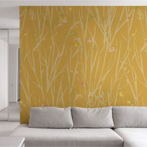 Acte Deco Papier peint panoramique herbes folles jaune 525x250cm