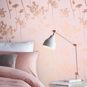 Graham & Brown papier peint anthriscus blush rose cuivre 1005x52cm