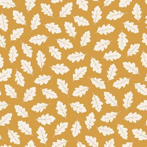 Lilipinso Papier peint oak leaves jaune