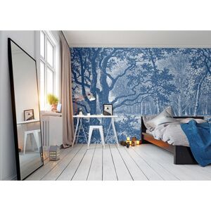 Le papiers de Ninon Papier peint panoramique motif imprime Bleu 432x280cm