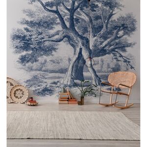Le papiers de Ninon Papier peint panoramique motif imprime Bleu marine 288x270cm