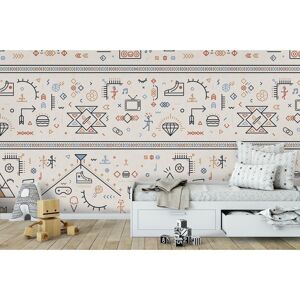 Le papiers de Ninon Papier peint panoramique motif imprime Multicolore 192x270cm