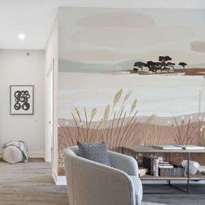 Acte Deco Papier peint panoramique les îles du golfe 300 x 250 cm terracotta