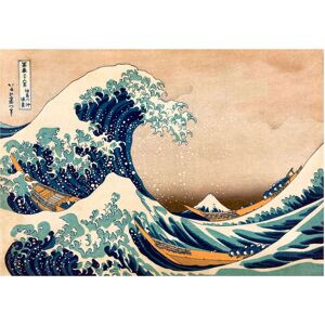 Artgeist Papier peint adhesif Hokusai, la grande vague au large de kanagawa