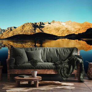 Hexoa Papier peint panoramique lac de haute montagne 364x270cm
