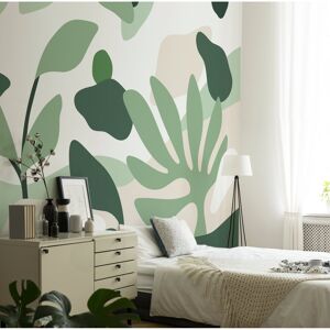 Acte Deco Papier peint panoramique botanique vert 150x250cm