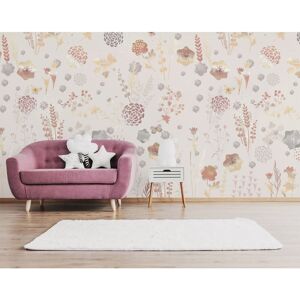 Lé papiers de Ninon Papier peint panoramique motif floral Multicolore 192x270cm