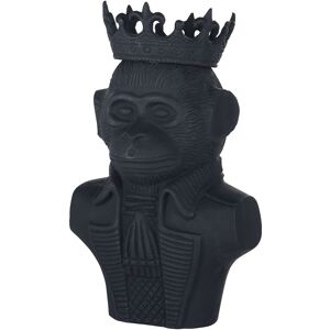 Maisons du Monde Statuette buste de singe à couronne noire H37