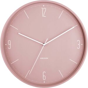 Present Time Horloge Numbers & Lines rose D40