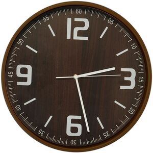 EMDE Horloge ronde en bois 32cm