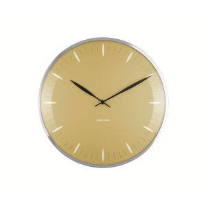 Karlsson Horloge mural d. 40 cm jaune moutarde