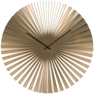 Karlsson Horloge design metal xl diam. 50 cm dore