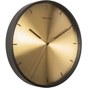 Present Time Horloge brillante cuivree diam 40cm