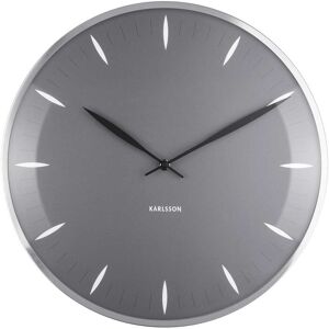 Present Time Horloge murale diam. 40 cm gris fonce