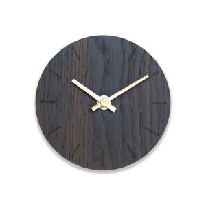 Hemverk Horloge murale en bois marron D12cm