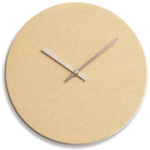 Hemverk Horloge murale en bois jaune D38cm