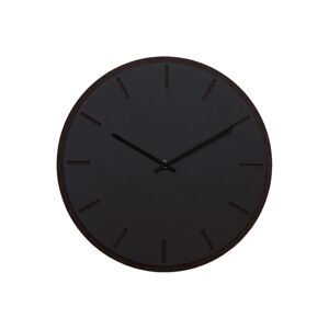Hemverk Horloge murale en linoleum noir D28cm