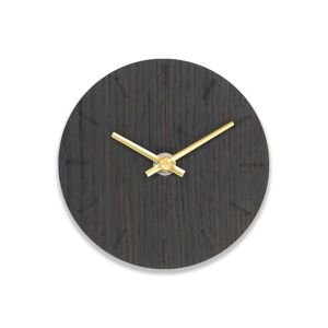 Hemverk Horloge murale en bois marron D12cm