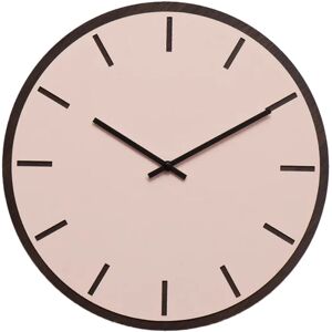 Hemverk Horloge murale en linoleum rose D28cm