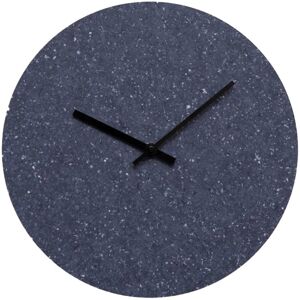 Hemverk Horloge murale en fibres textiles bleu D28cm