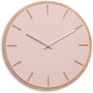 Hemverk Horloge murale en linoleum rose D38cm