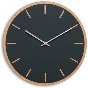 Hemverk Horloge murale en linoleum gris D38cm