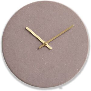 Hemverk Horloge murale en bois marron D28cm