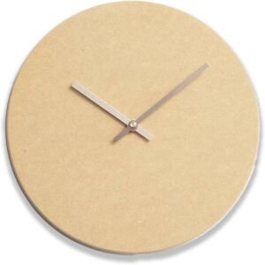 Hemverk Horloge murale en bois jaune D28cm