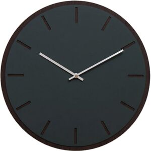 Hemverk Horloge murale en linoleum gris D28cm