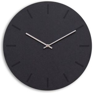 Hemverk Horloge murale en bois noir D38cm