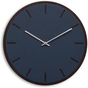 Hemverk Horloge murale en linoleum bleu D38cm