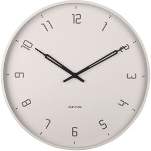 Present Time Horloge en metal gris D40cm