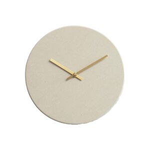 Hemverk Horloge murale en bois beige D28cm