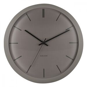 Present Time Horloge murale gris D40x12cm
