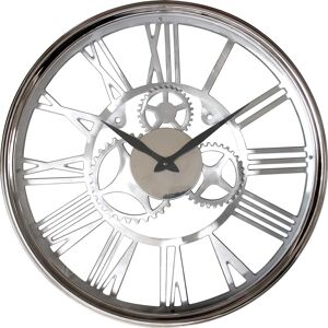 EMDE Horloge ronde sans fond mécanisme apparent 45cm