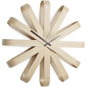 Umbra Horloge ribbonwood bois beige