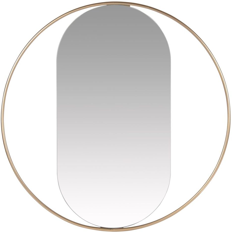 Maisons du Monde Miroir en métal doré D60 Maisons du Monde Miroir en métal doré D60