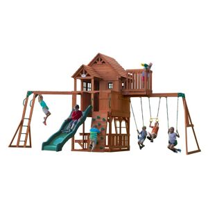 Backyard Grande aire de jeux en cedre pour 9 enfants