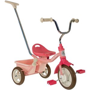 Italtrike Tricycle rose avec canne et benne