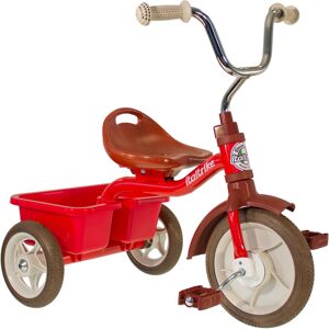 Tricycle en metal rouge avec benne Transporter Italtrike