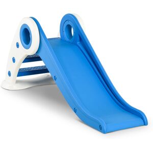 Homcom Toboggan enfant pliable bleu