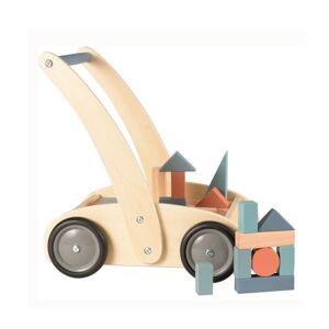 Egmont Toys Chariot de marche avec blocs en bois