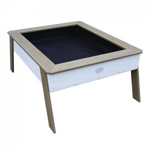 Axi Table enfant multifonction en bois marron et blanc des 3 ans