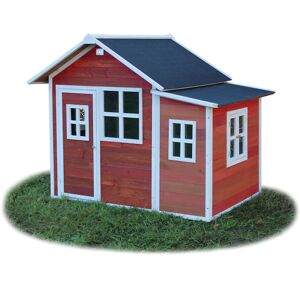 Exit Toys Cabane enfant rouge