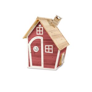 Exit Toys Petite cabane en bois rouge