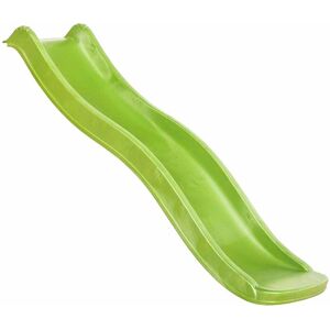 Kbt Glissiere de toboggan avec vague en pehd tweeb 175cm vert lemon