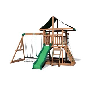 Backyard Aire de jeux en bois de cèdre pour 9 enfants