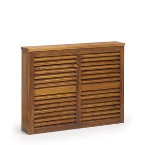 MOYCOR Cache radiateur en bois de mindi marron L100