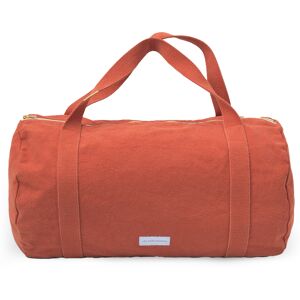 Les Pensionnaires Sac bowling en toile de coton bio orange flamboyant